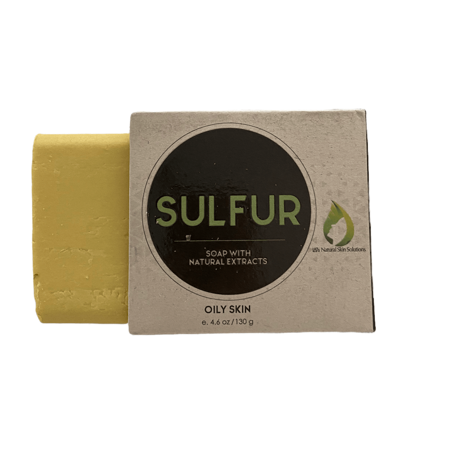 Acne Cleansing Sulfur Soap PonteBella Left
