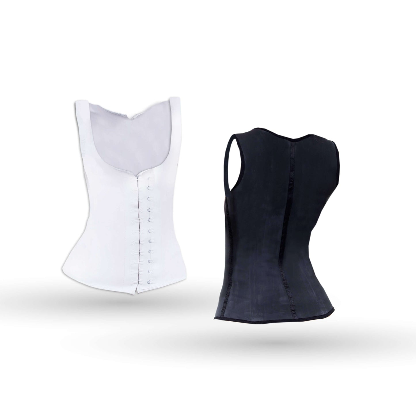 Waist trainer Vest Shapewear White PonteBella