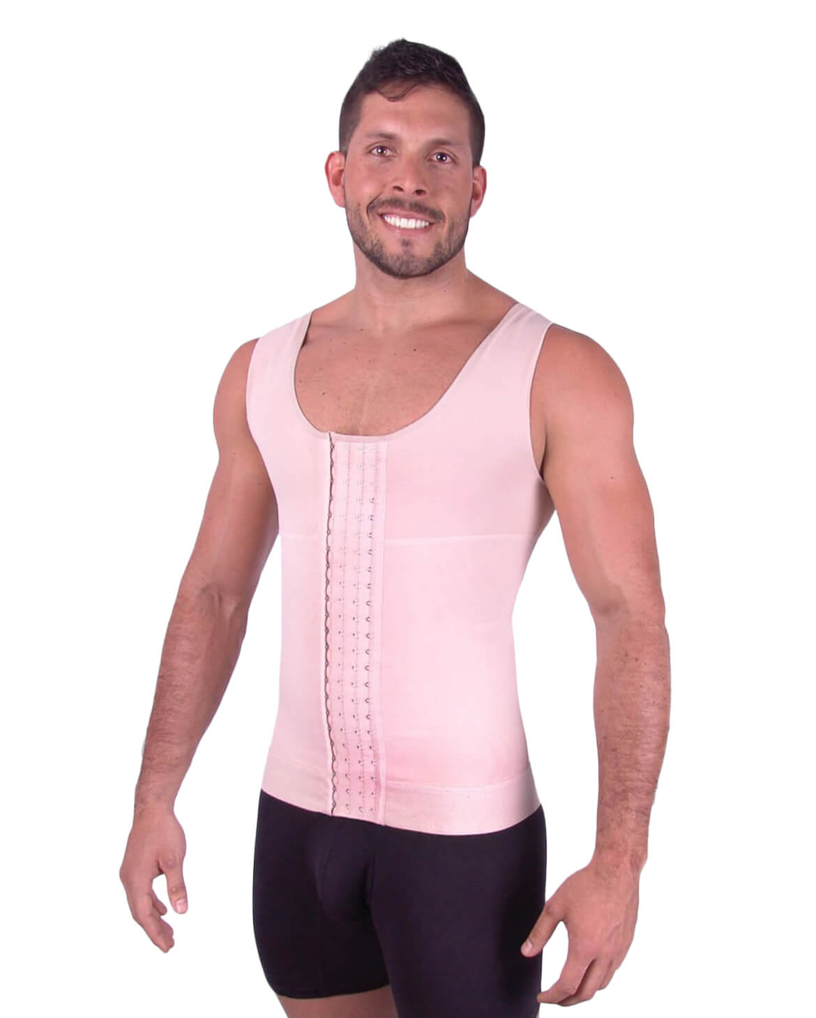 Post-surgical vest for men shapewear front PonteBella